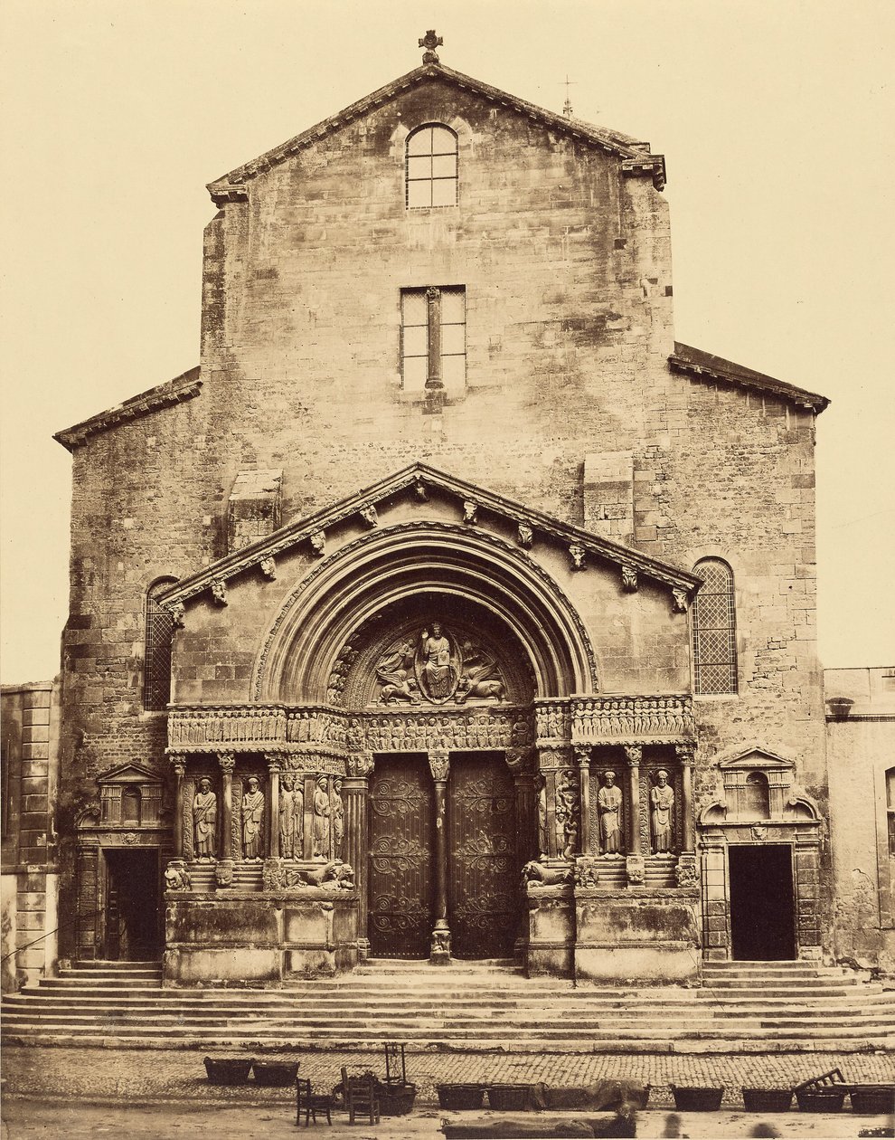 Kirche Saint-Trophime, Arles von Édouard Baldus