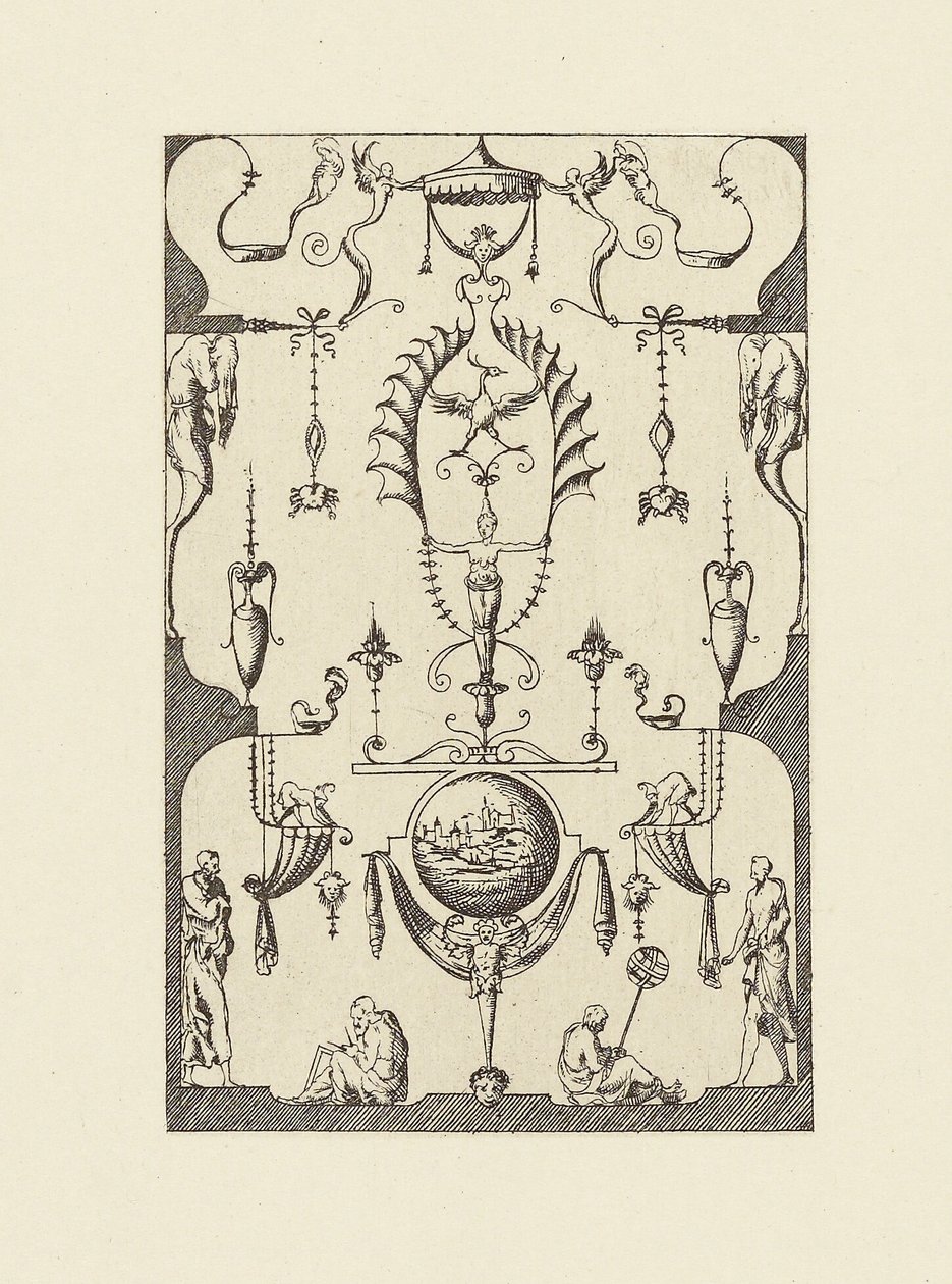 Design nach einem antiken Gemälde von Édouard Baldus