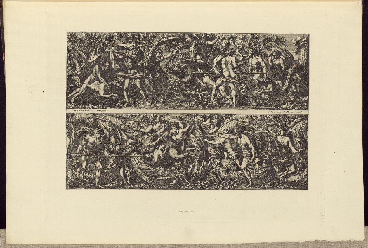 Entwurf von Jean le Pautre von Édouard Baldus