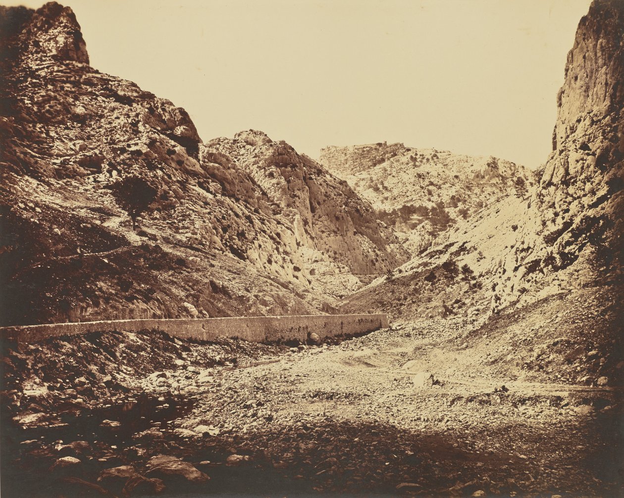Schluchten von Ollioules von Édouard Baldus