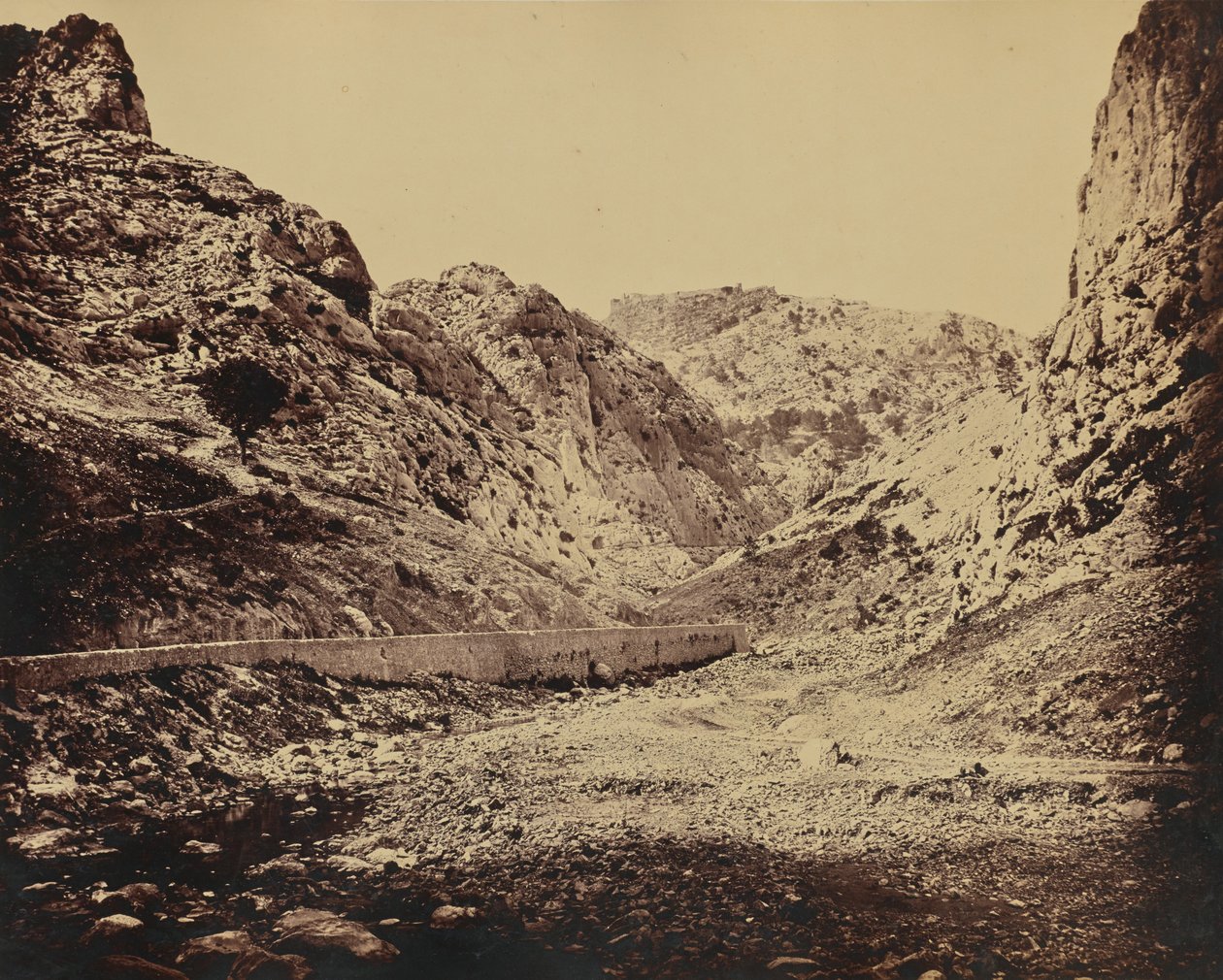 Die Schluchten von Ollioules von Édouard Baldus
