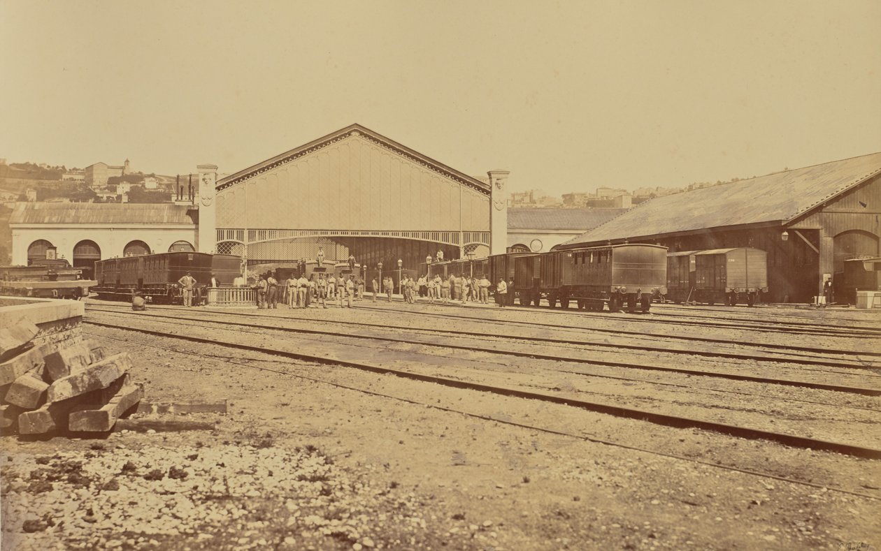 Lyon. Bahnhof Perrache von Édouard Baldus