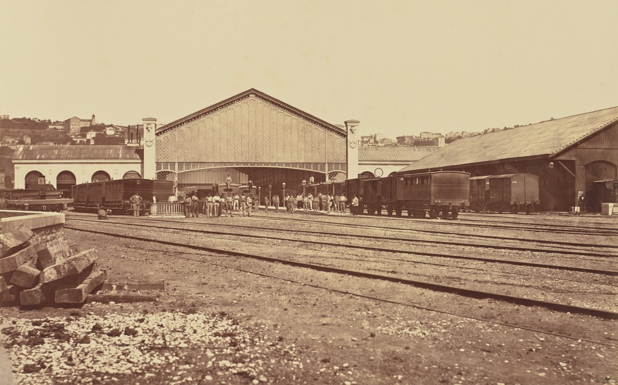 Lyon. Bahnhof Perrache von Édouard Baldus