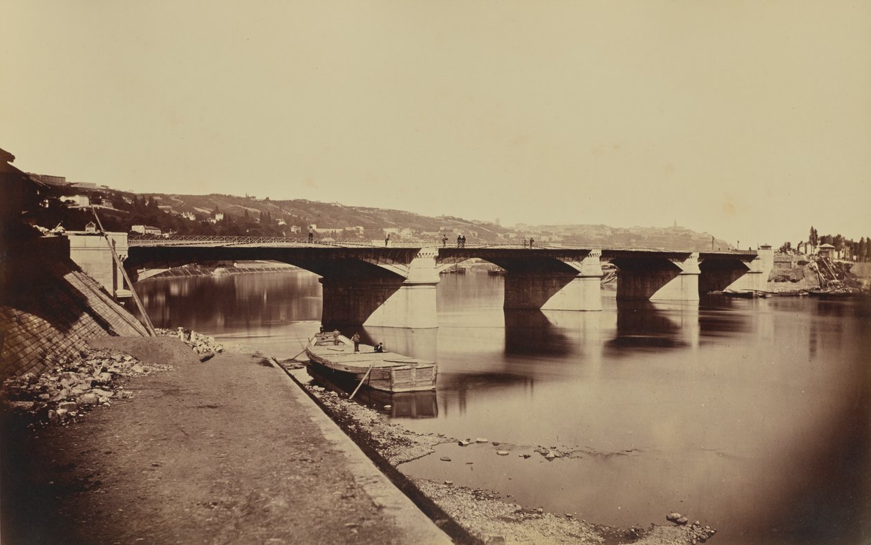 Die Brücke von La Mulatière von Édouard Baldus