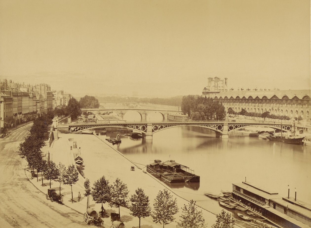 [Die Seine und die Île de la Cité] von Édouard Baldus