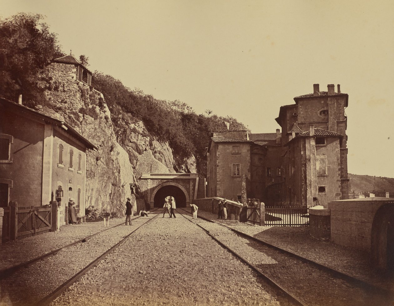 Vienne. Unterirdischer Gang von Édouard Baldus