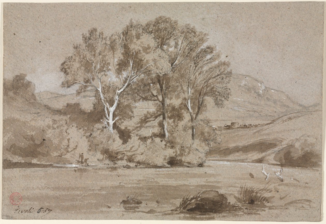 Ansicht in der Nähe von Tivoli (Vue prise à Tivoli) von Edouard Detaille