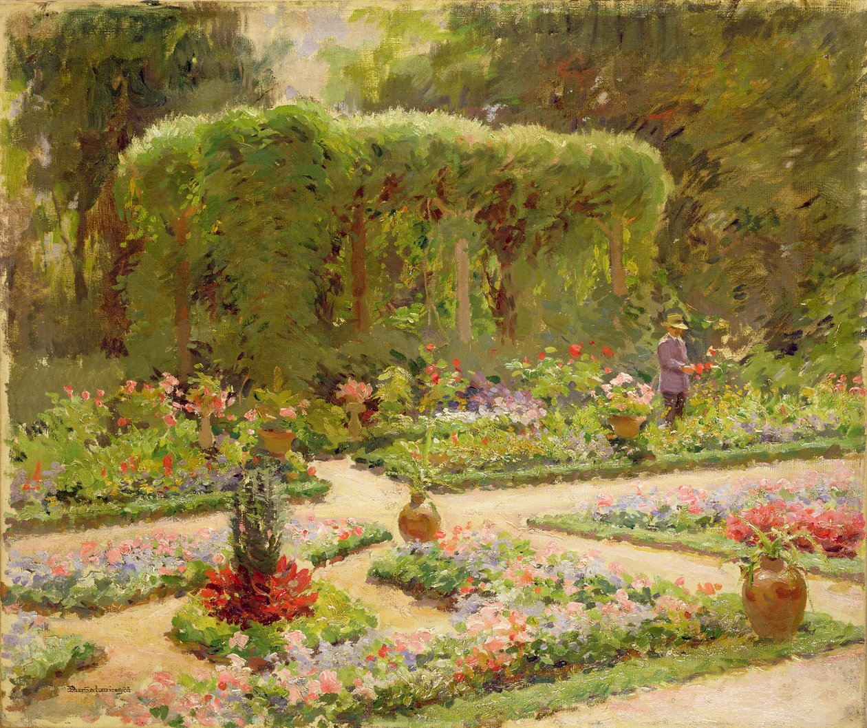 Der Garten des Gärtners von Edouard Gaetan Charles Ansaloni