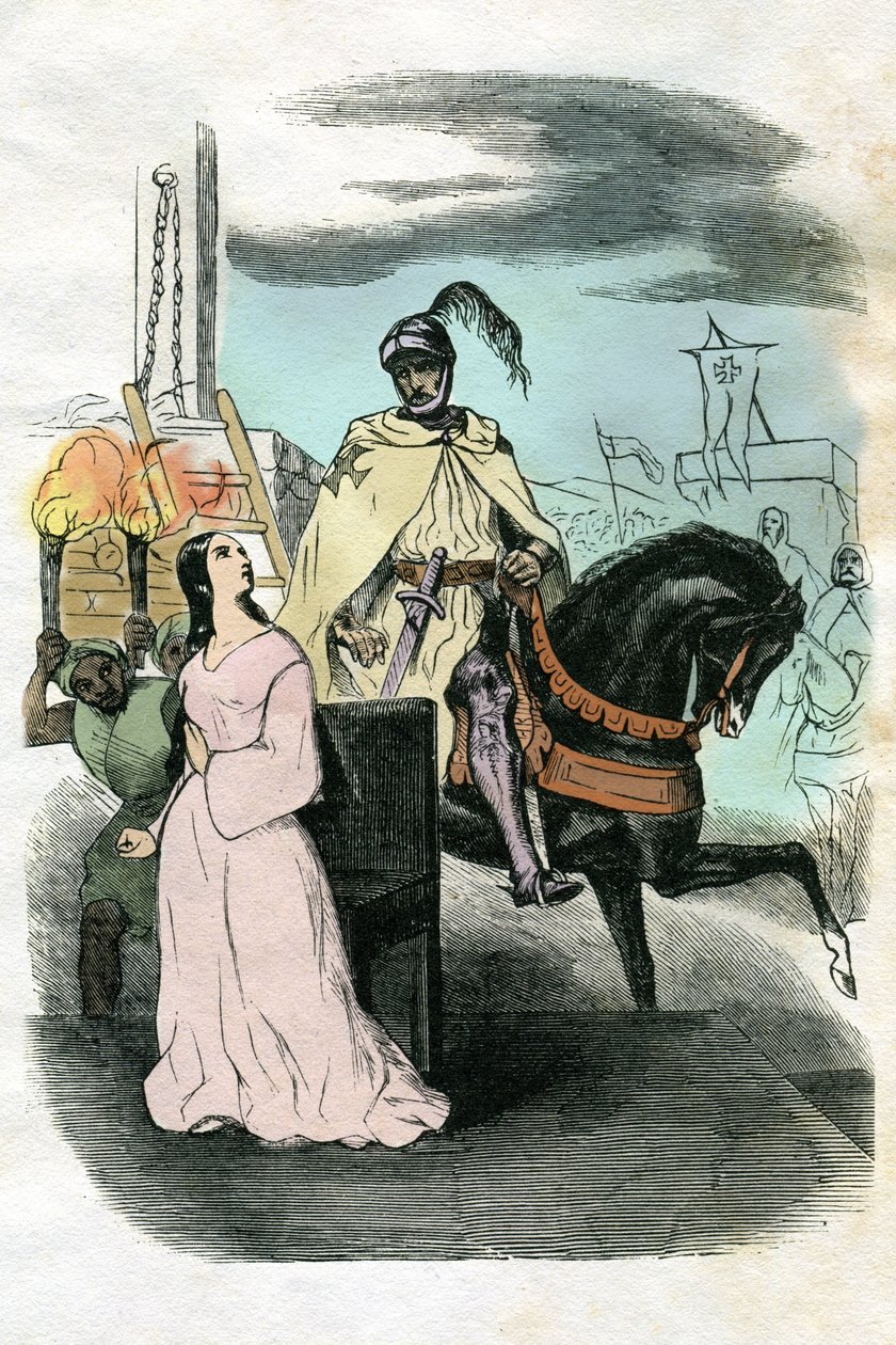 Illustration für Ivanhoe von Edouard & Lix Theodore (1830-1897) Frere
