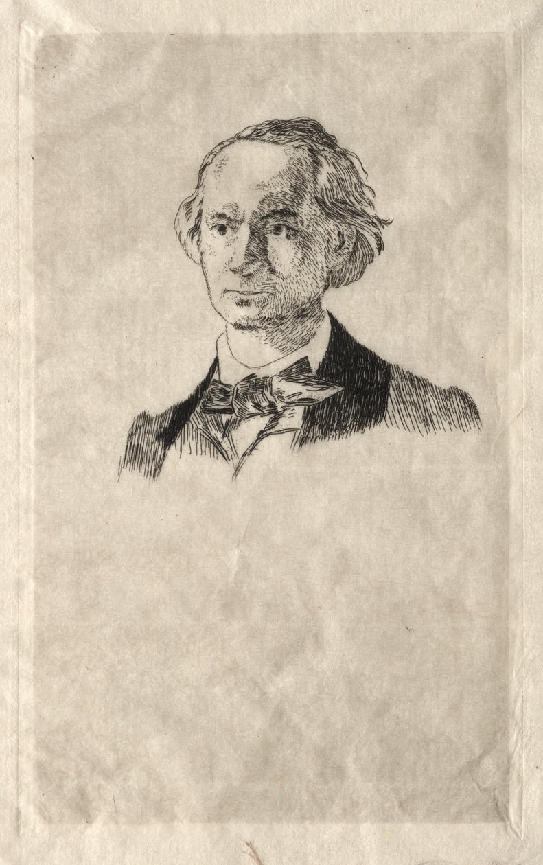 Charles Baudelaire, 1865 von Édouard Manet