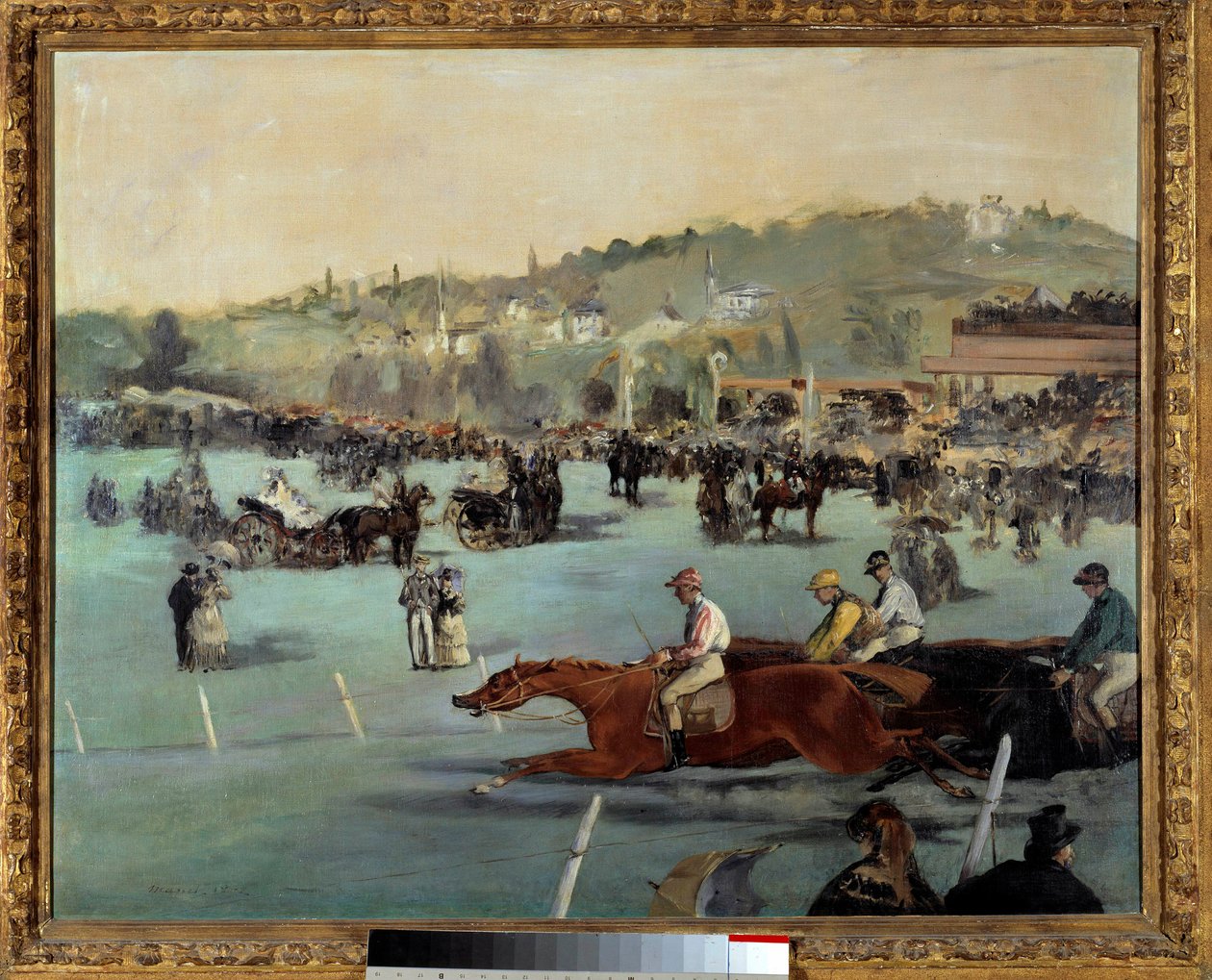 Pferderennen im Bois de Boulogne von Édouard Manet