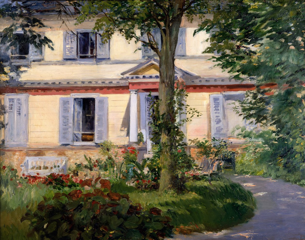 Das Haus in Rueil von Édouard Manet