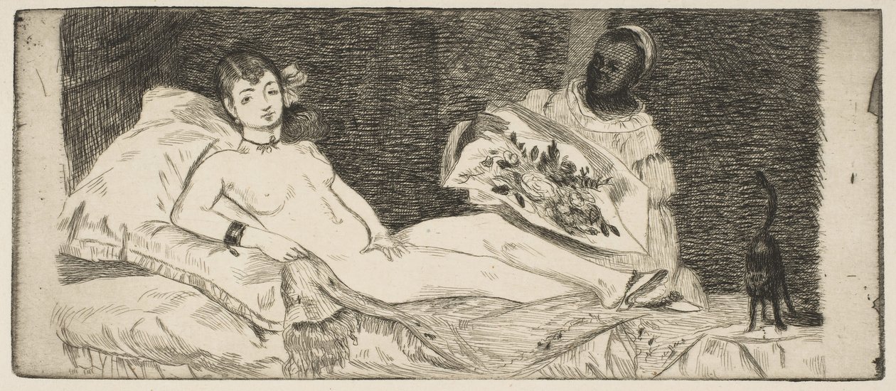 Olympia kleiner Teller von Édouard Manet