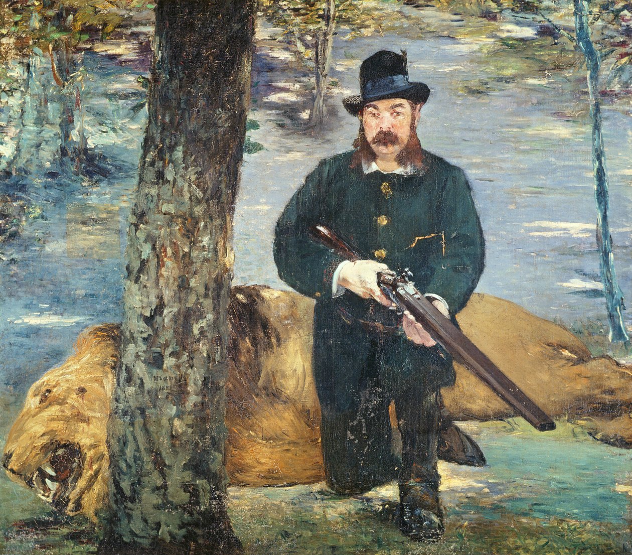 Pertuiset, Löwenjäger, 1881 von Édouard Manet