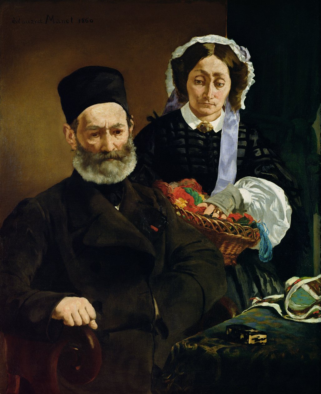 Porträt von Monsieur und Madame Auguste Manet von Édouard Manet
