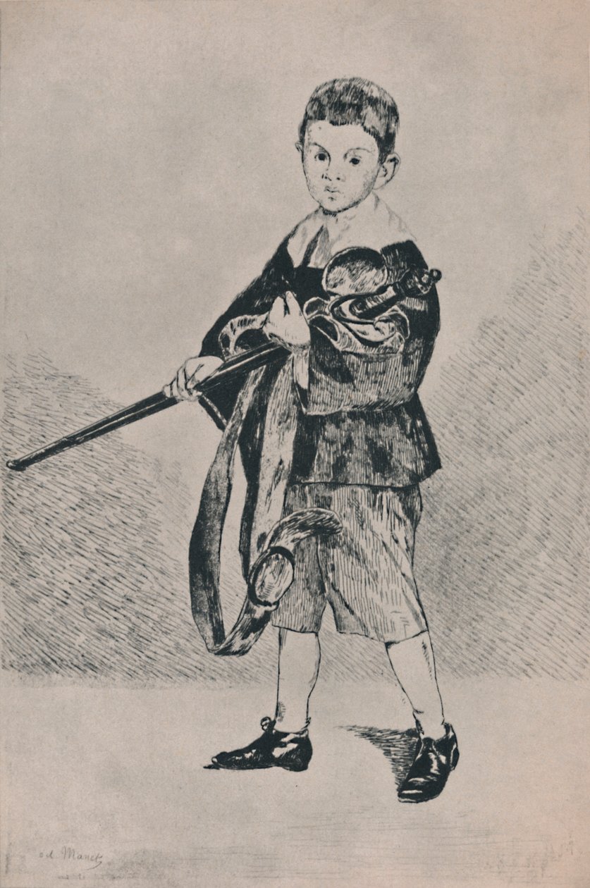 Der Junge mit dem Schwert, 1862, 1946 von Édouard Manet
