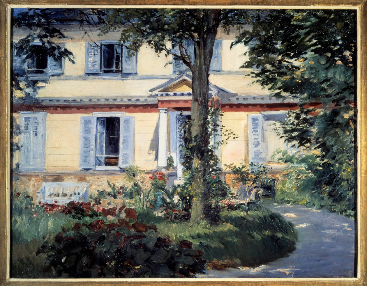 Das Haus von Rueil von Édouard Manet