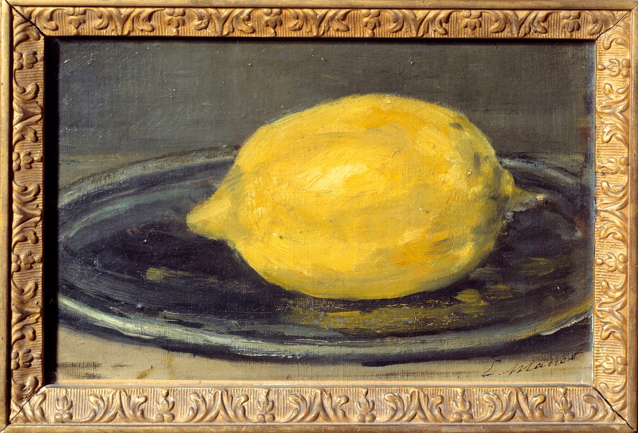 Die Zitrone. Gemälde von Edouard Manet von Édouard Manet