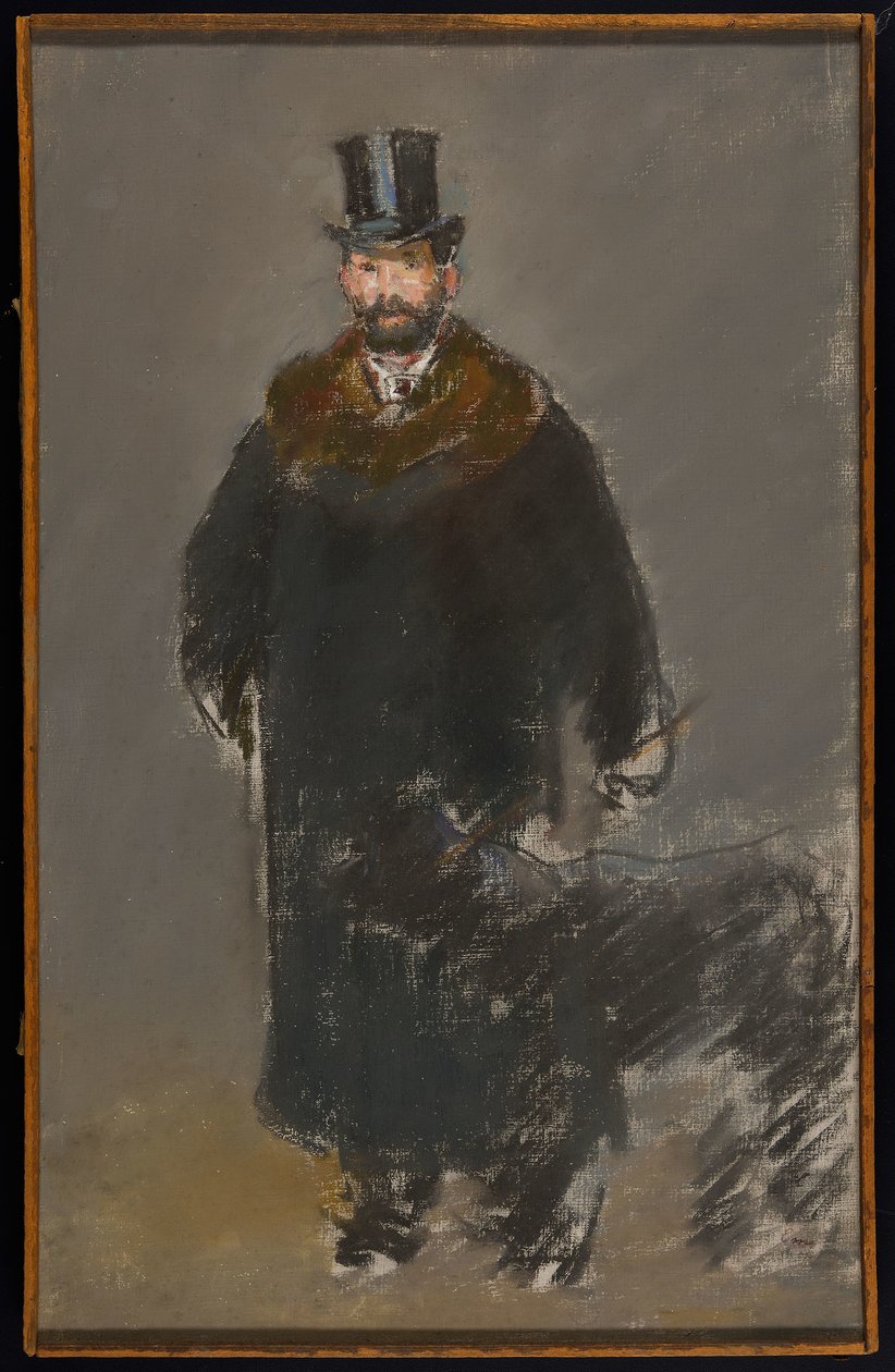 Der Mann mit dem Hund, ca. 1882 von Édouard Manet