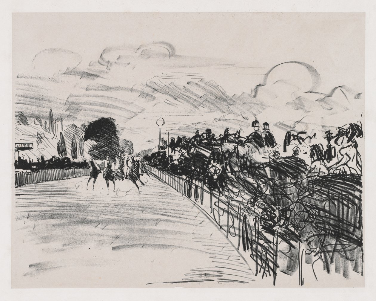 Die Rennen, 1865 von Édouard Manet