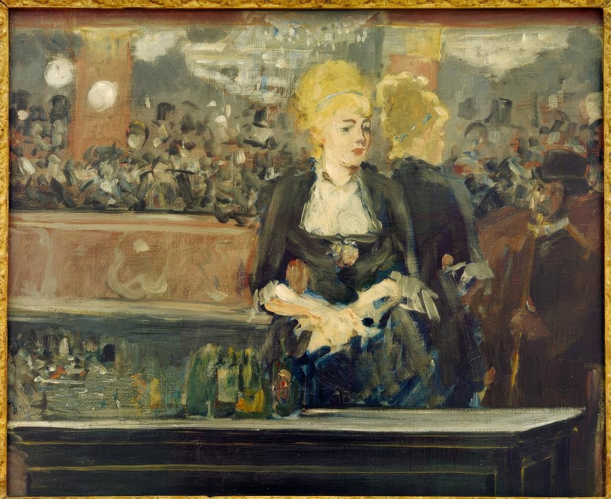 Studie für die Bar in den Folies-Bergère von Édouard Manet