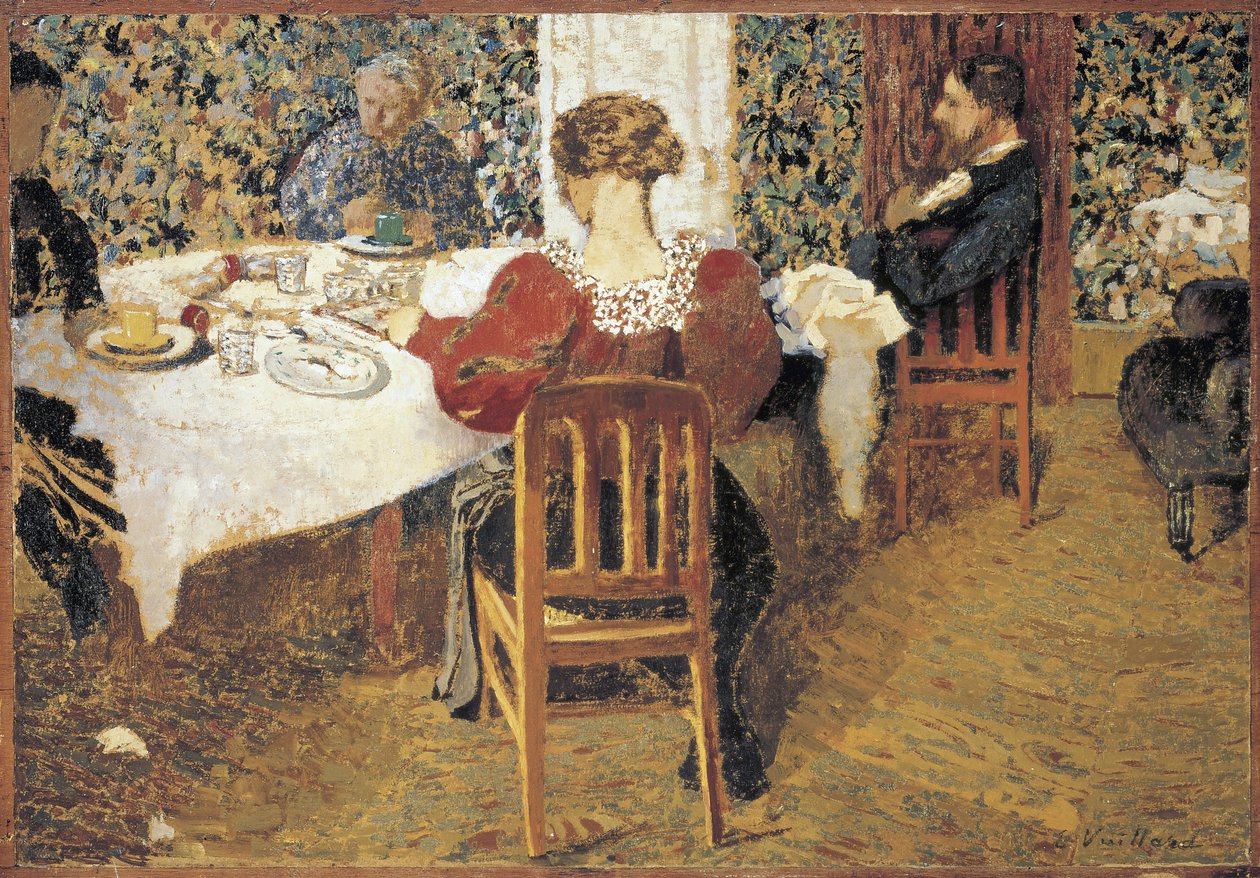 Ein Tisch (Le Dejeuner) von Edouard Vuillard