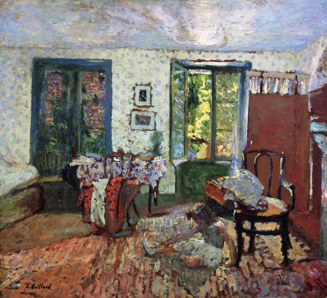 Annette in einem Innenraum von Edouard Vuillard