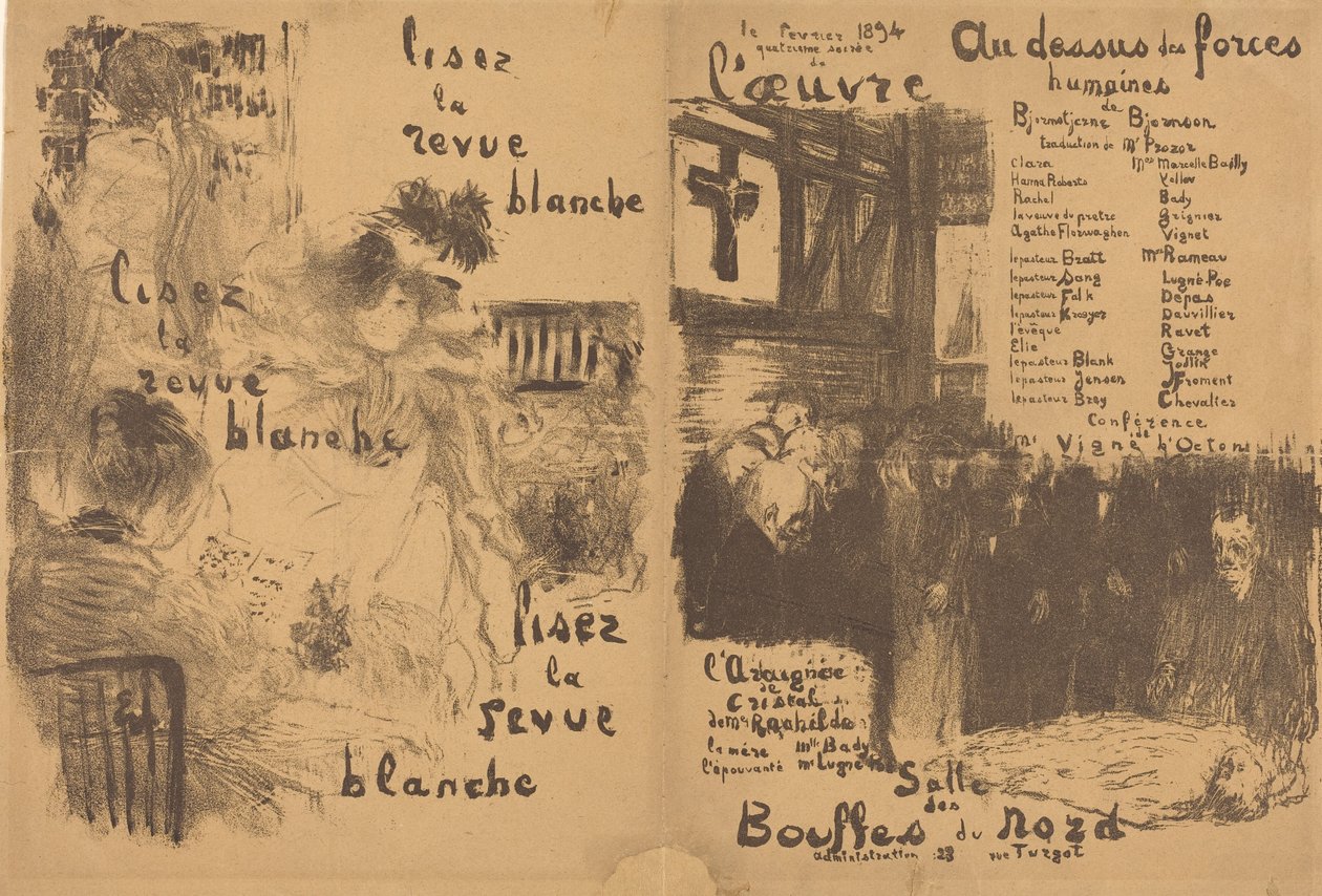 Über menschliche Kräfte hinaus; Die Kristallspinne von Edouard Vuillard