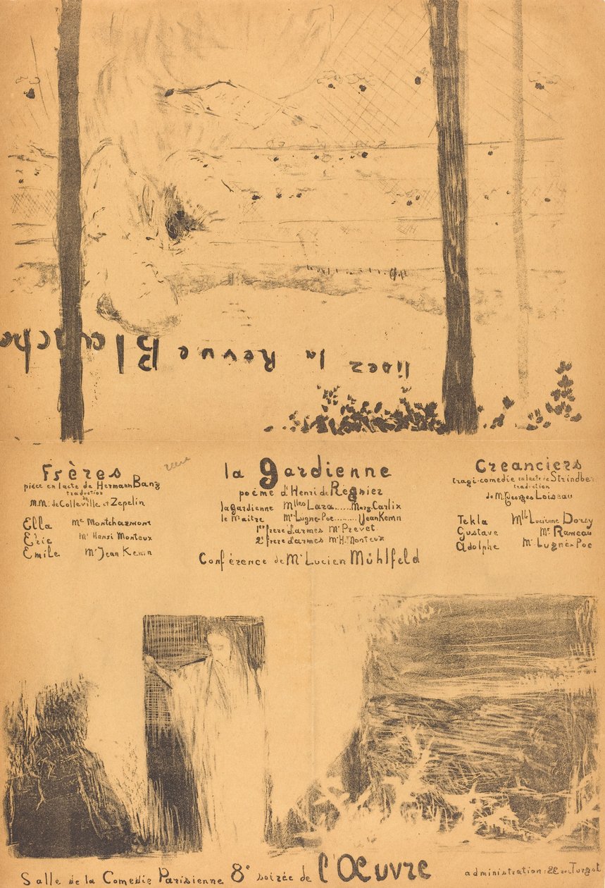 Brüder, Die Wächterin, Gläubiger, 1894 von Edouard Vuillard