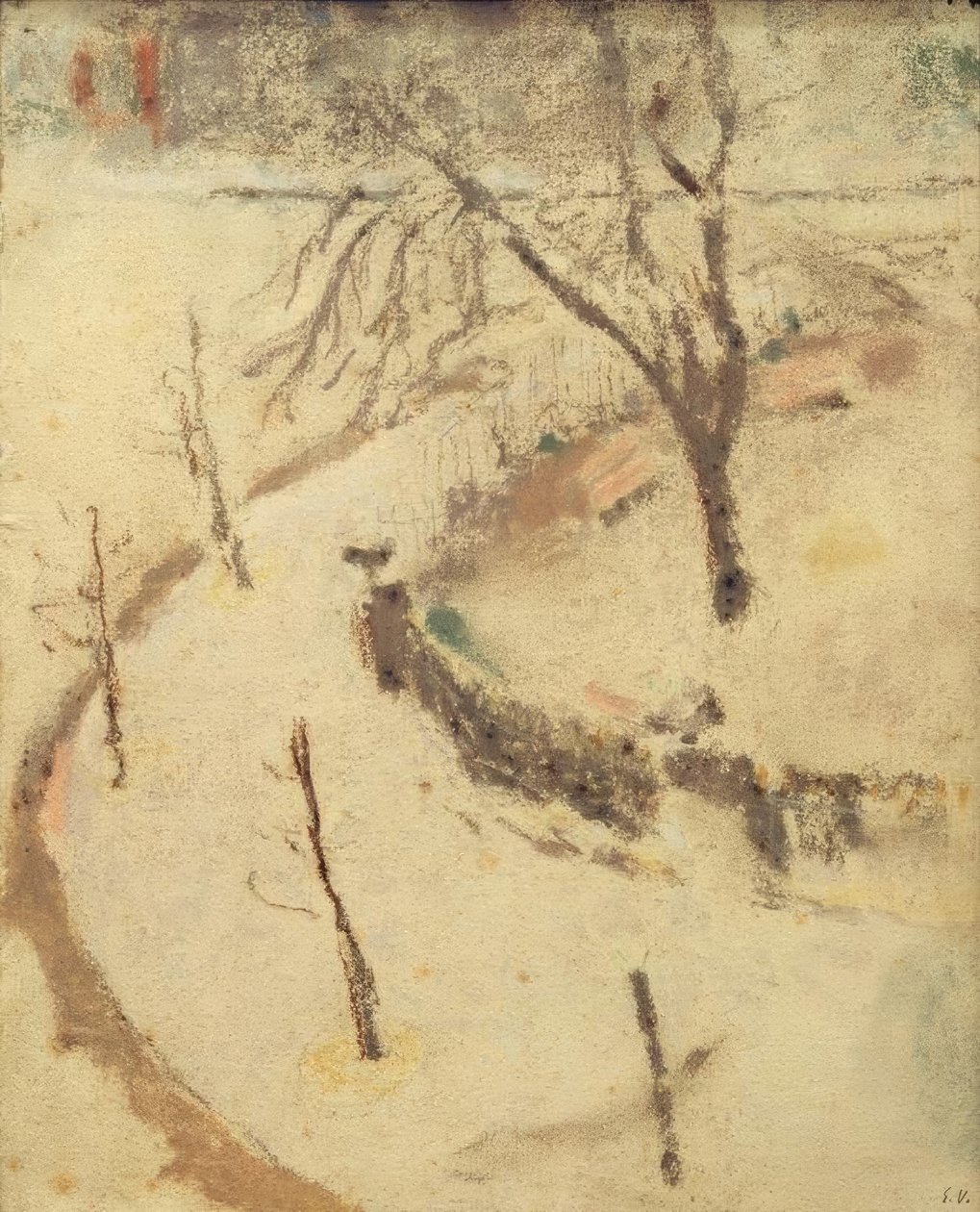 Der Winter auf dem Berlioz-Platz von Edouard Vuillard