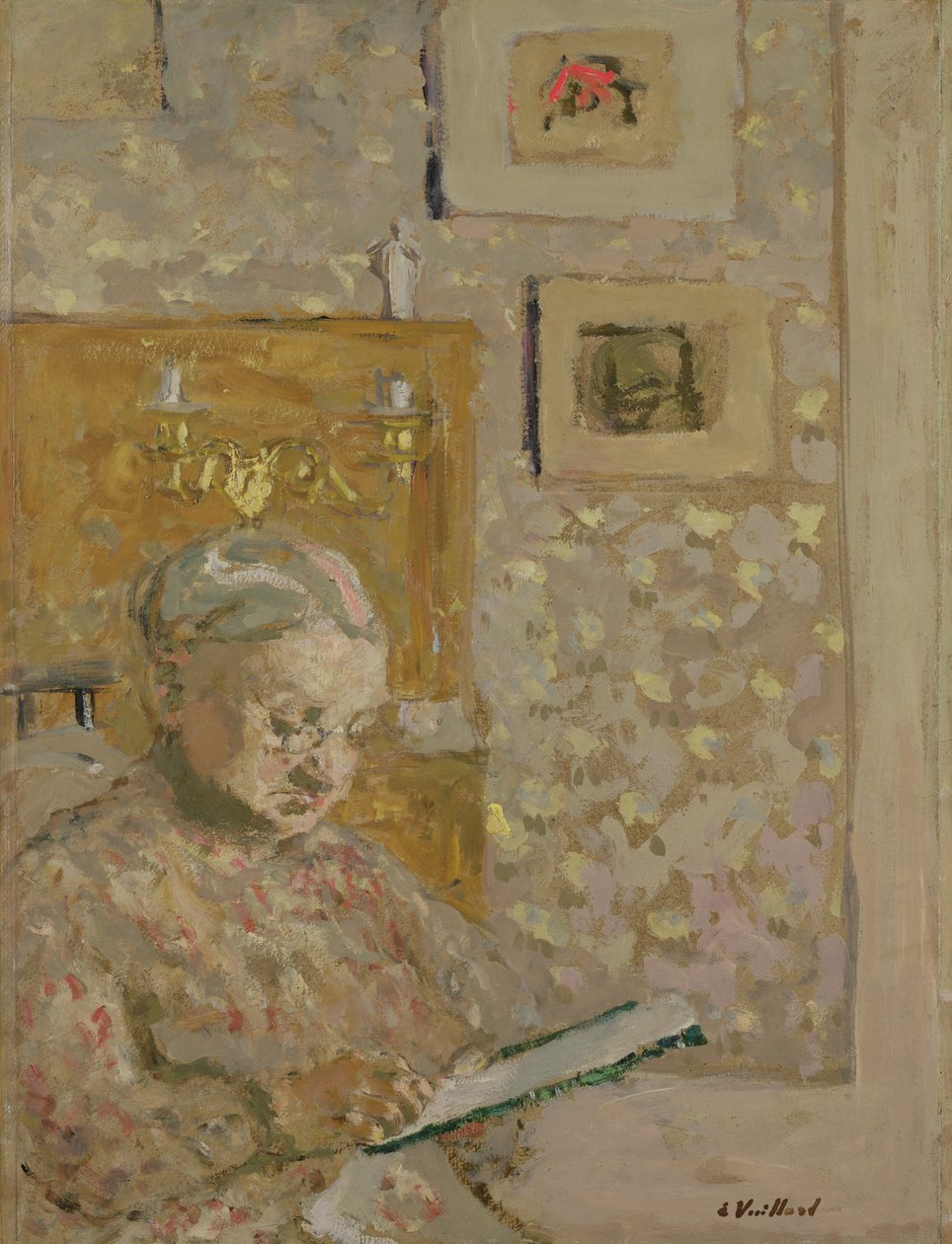 Porträt von Madame Vuillard, der Mutter des Künstlers, um 1910 von Edouard Vuillard