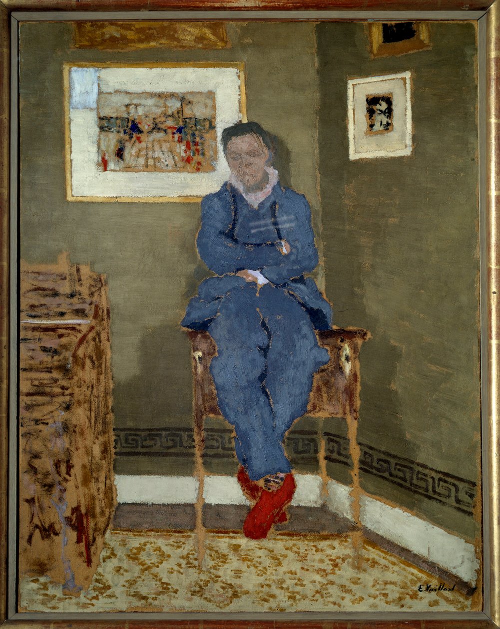 Porträt des Malers Felix Vallotton (1865-1925) von Edouard Vuillard
