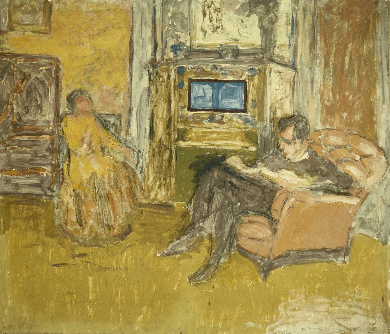 Studie für ein Porträt von Herrn, ca. 1916 von Edouard Vuillard