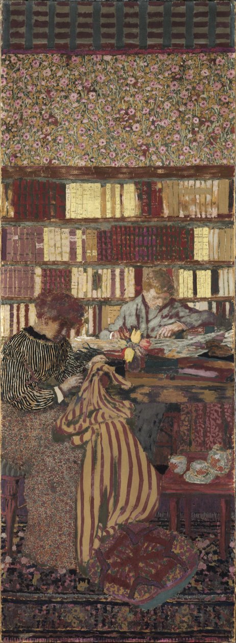 Die Privatsphäre. Dekoration für die Bibliothek von Dr. Vaquez von Edouard Vuillard