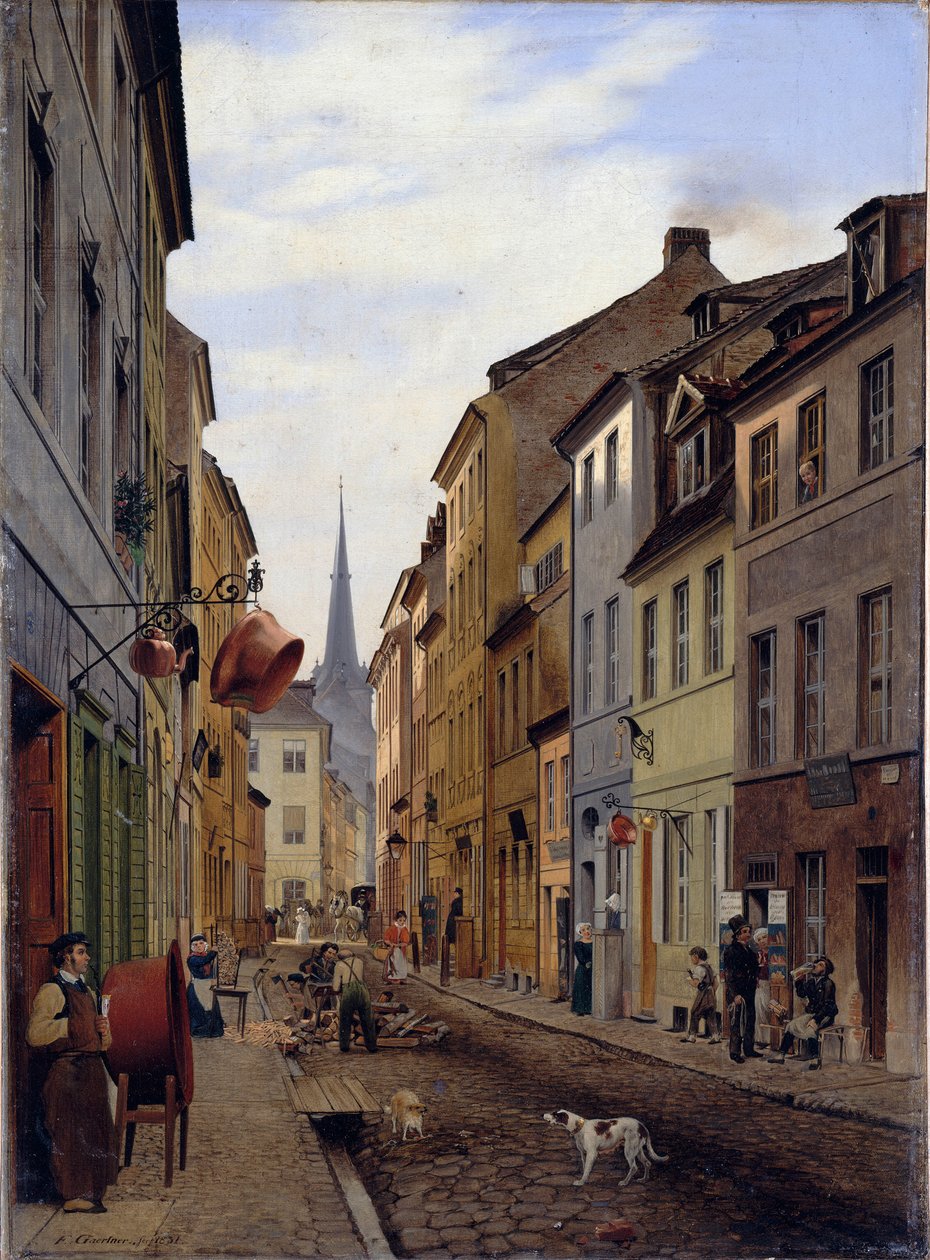 Die Parochialstraße von Eduard Gaertner