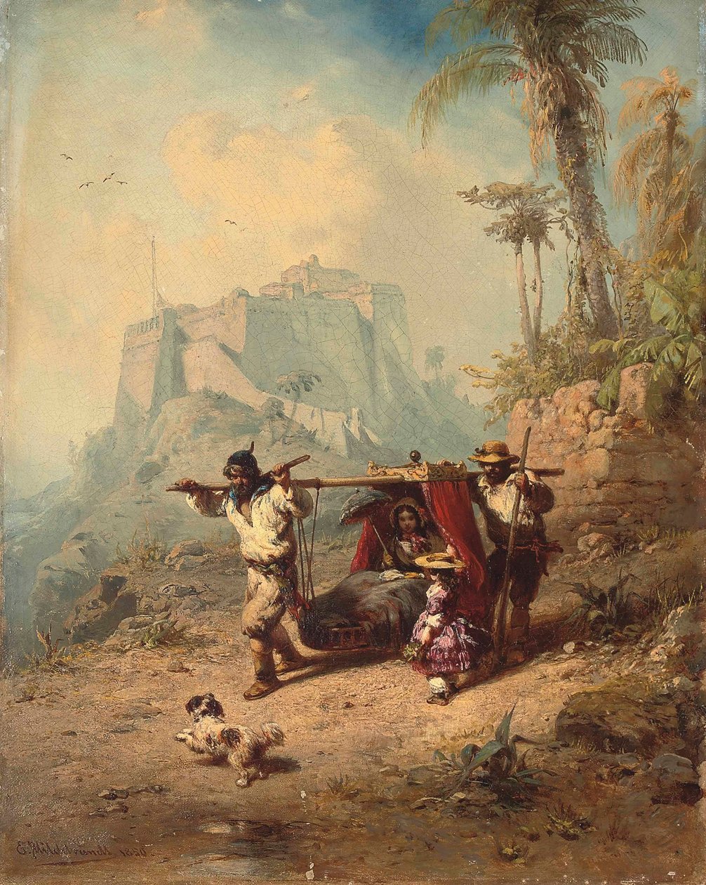 Castello del Pico, Madeira von Eduard Hildebrandt