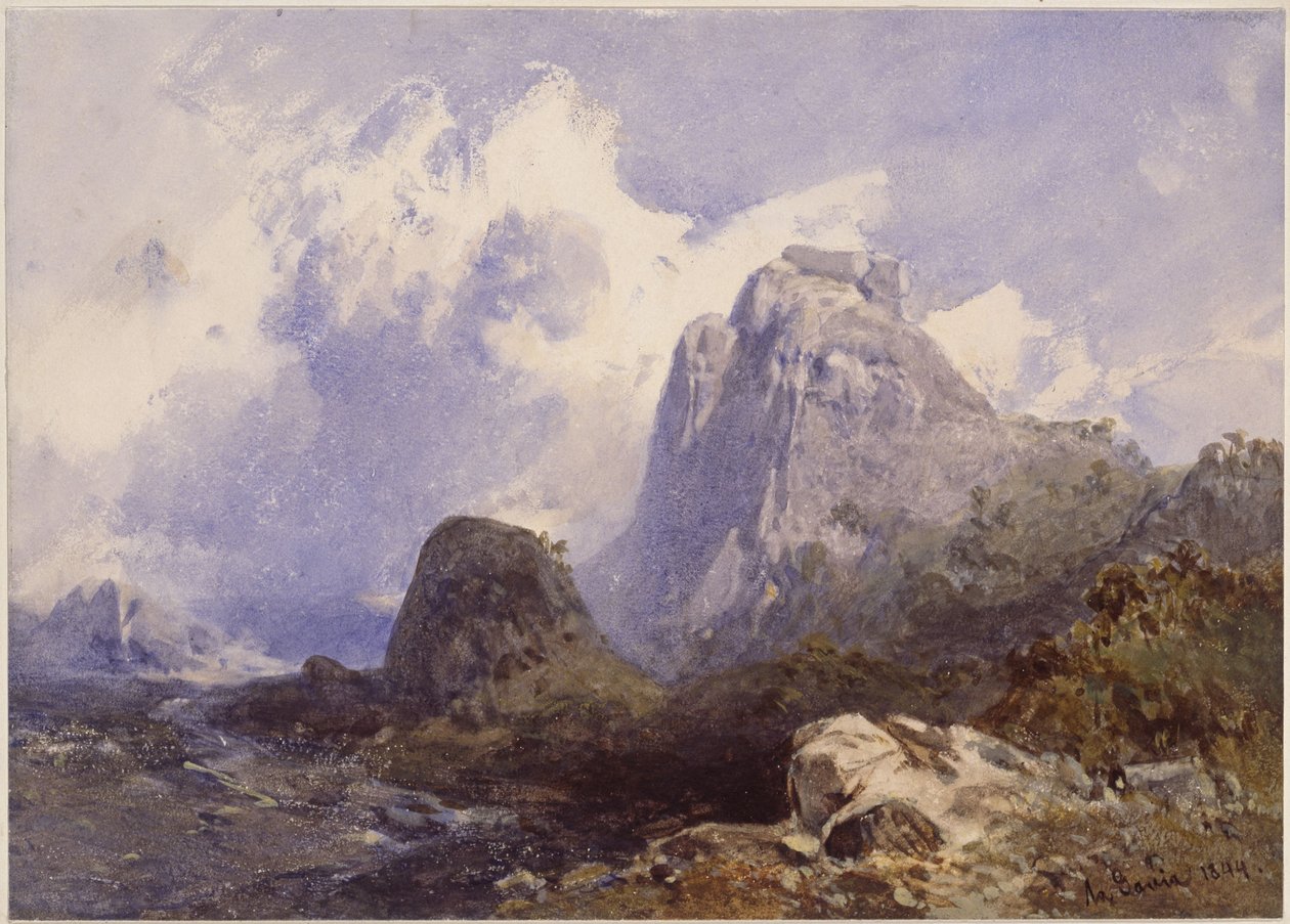 La Gavea bei Rio de Janeiro von Eduard Hildebrandt