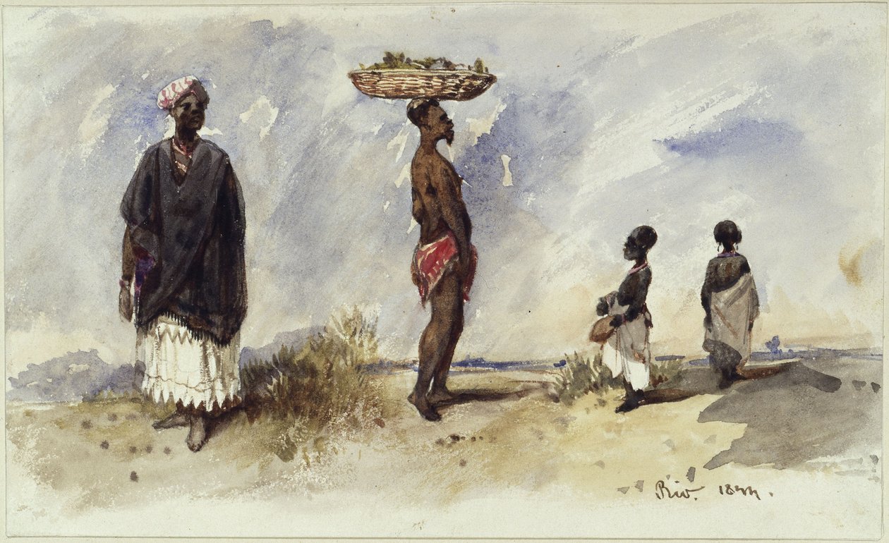 Menschen aus São Paulo von Eduard Hildebrandt