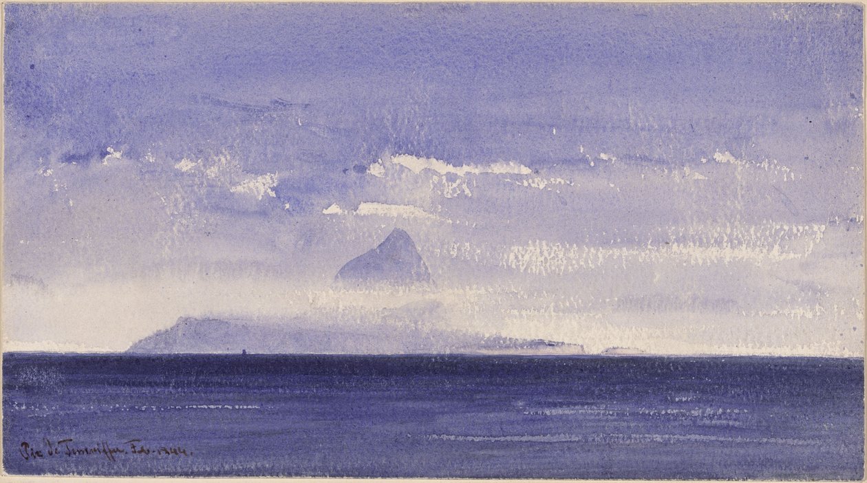 Pic de Teneriffa von Eduard Hildebrandt