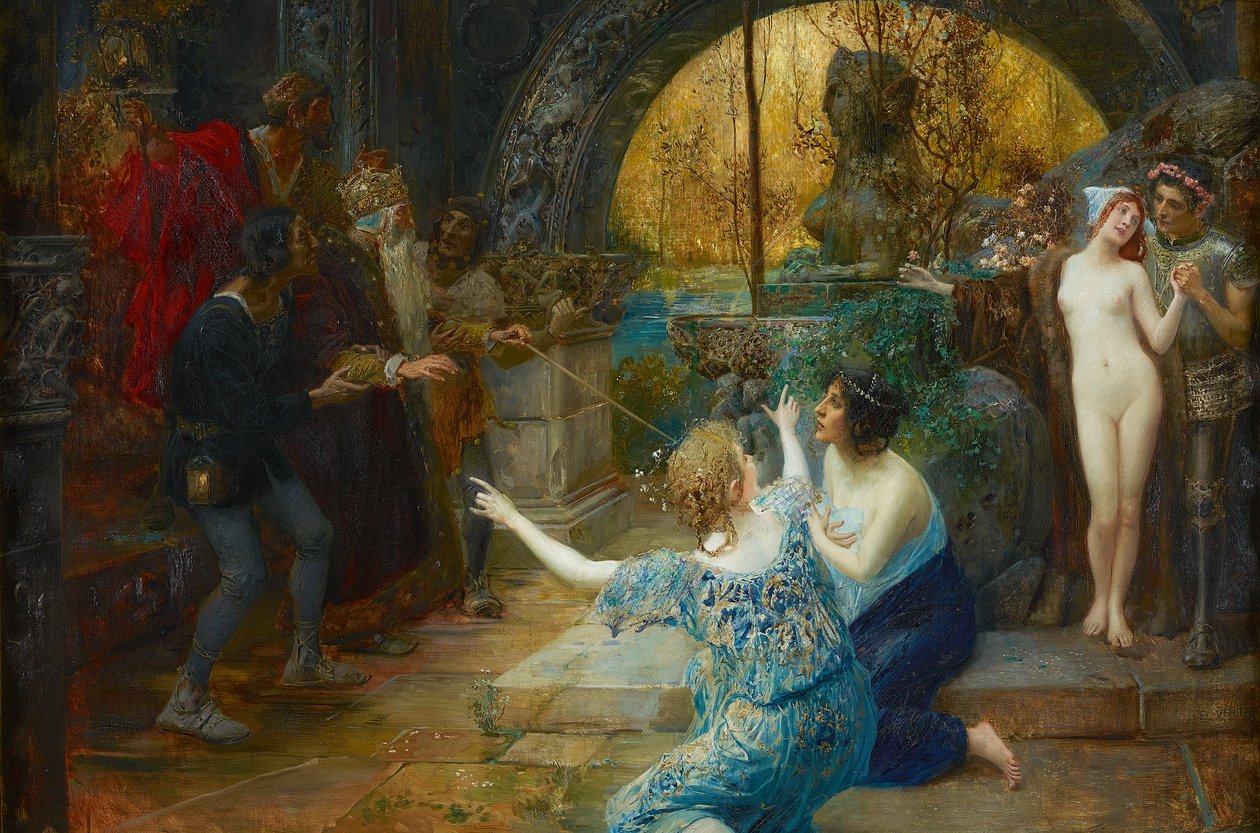 Jungbrunnen, um 1890 von Eduard Veith