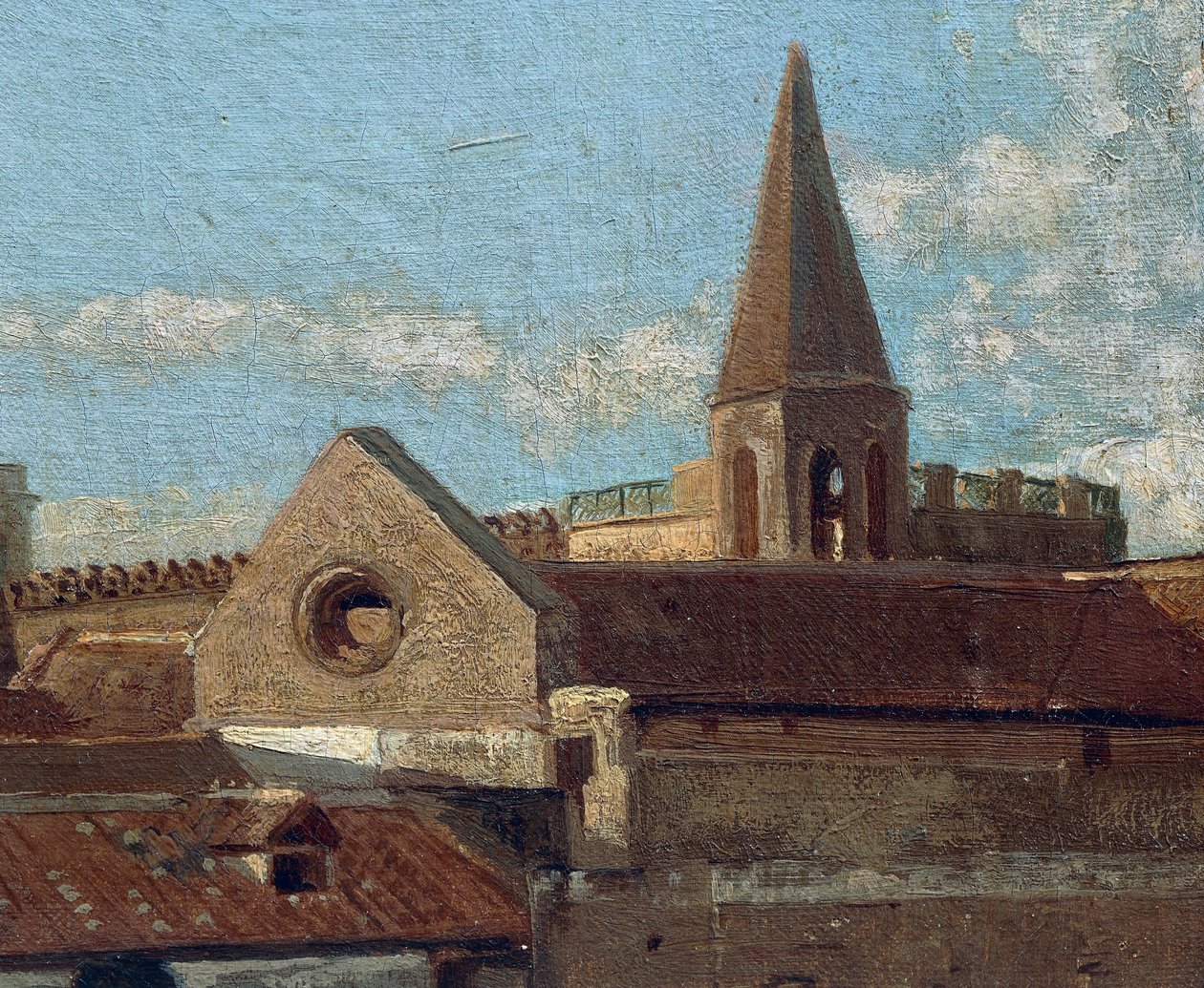 Die Terrasse (Detail) von Eduardo Dalbono