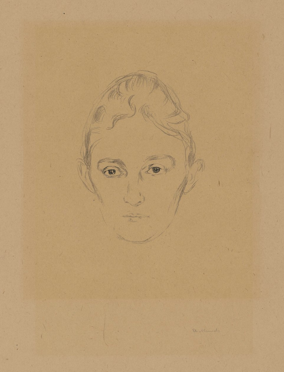 Aus der Mappe "Aus dem Hause Max Linde": Marie Linde von Edvard Munch