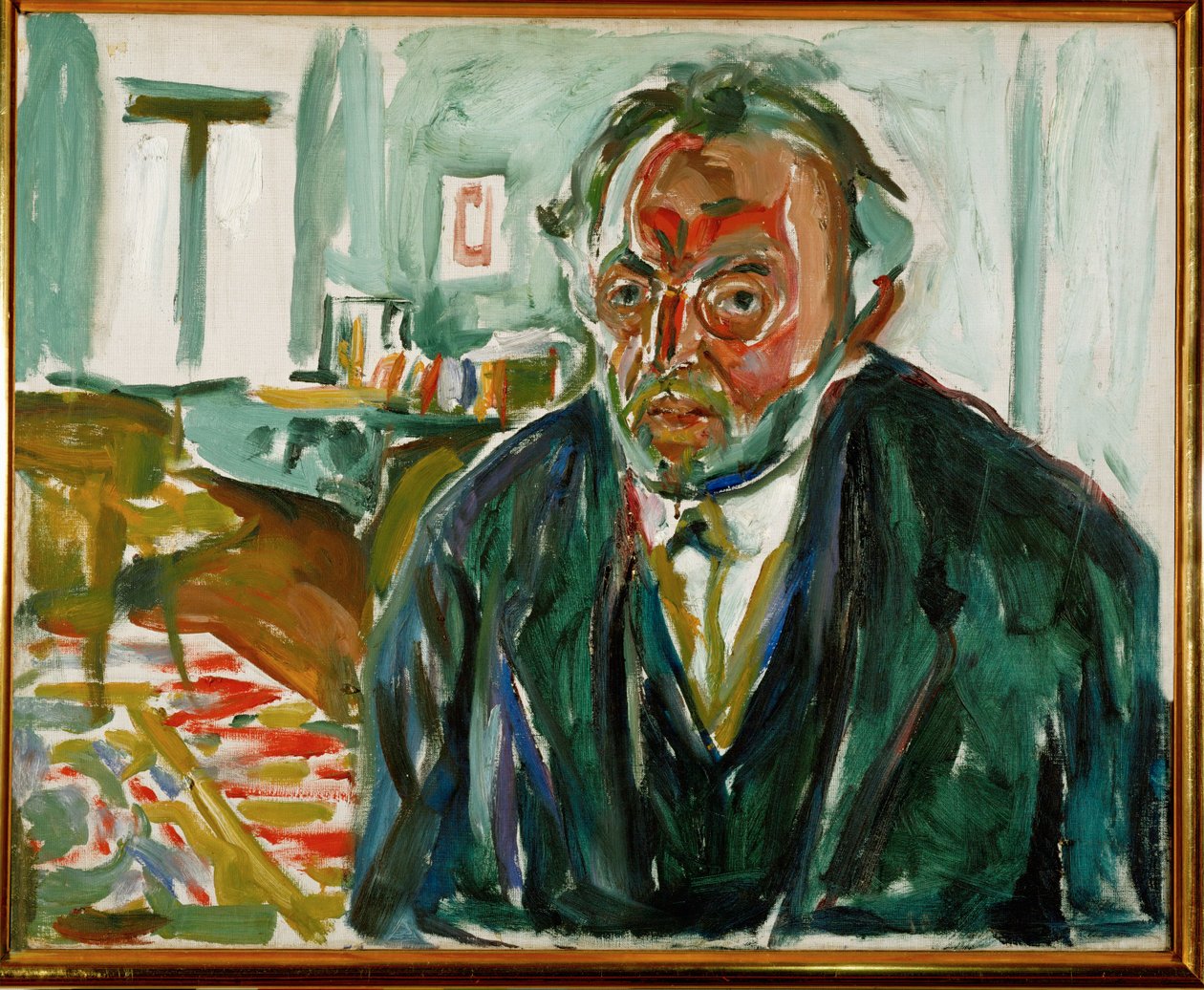 Edvard Munch, Selbstporträt nach der Spanischen Grippe von Edvard Munch