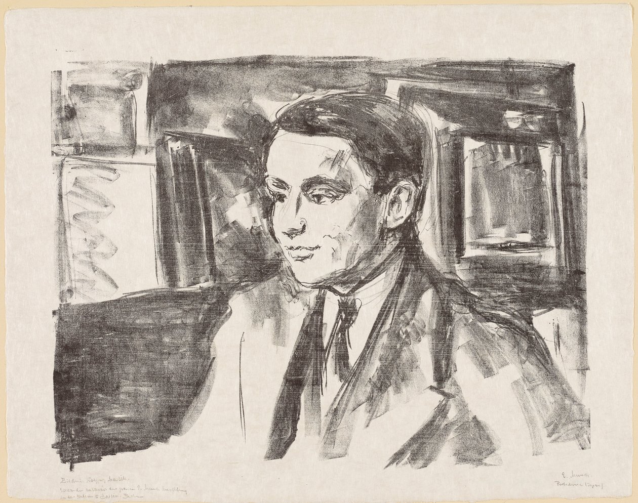 Jugendbildnis Wolfgang Gurlitt von Edvard Munch