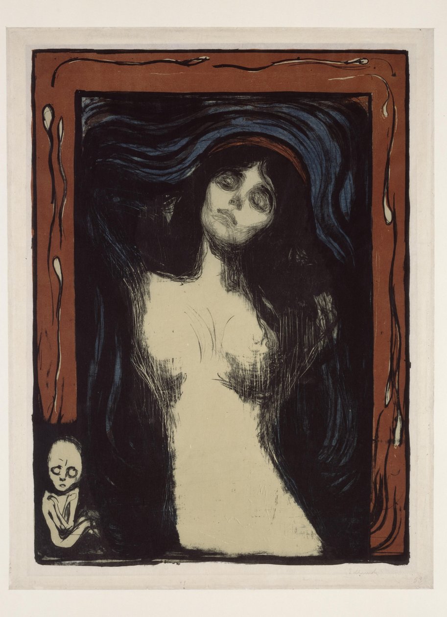 Madonna (Liebende Frau) von Edvard Munch