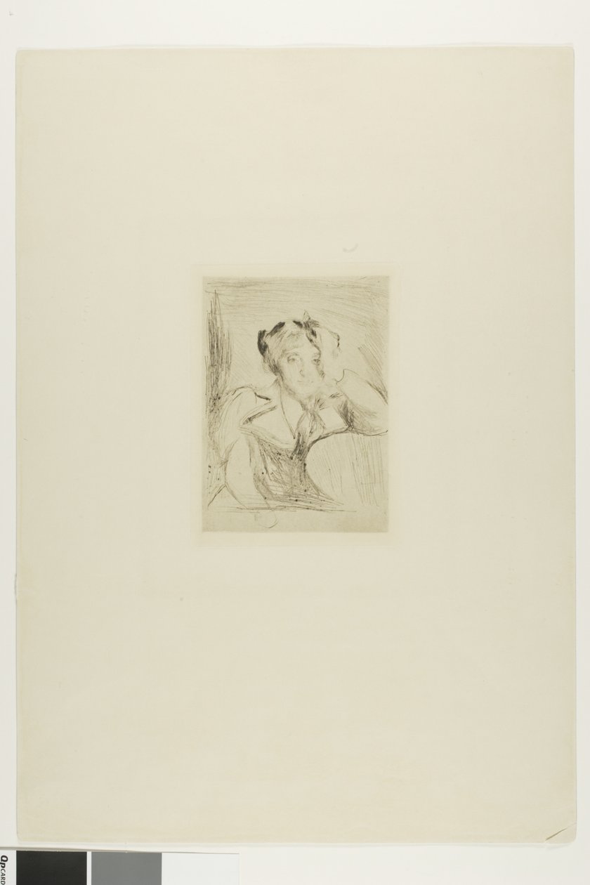 Porträt einer jungen Frau (Das amerikanische Mädchen) von Edvard Munch