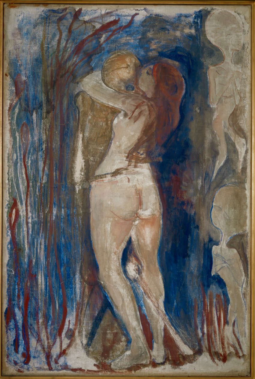 Junges Mädchen und der Tod von Edvard Munch
