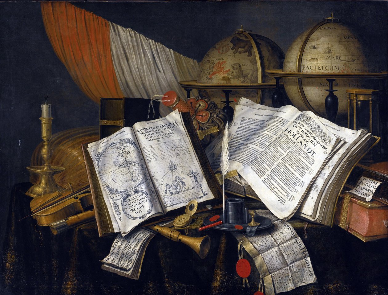 Vanitas Stillleben von Edwaert Colyer or Collier
