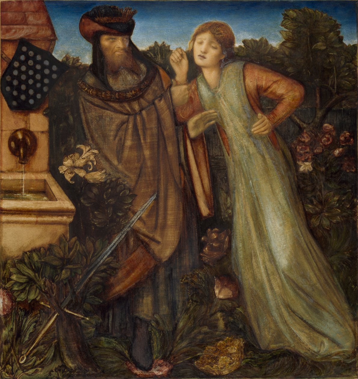 König Mark und La Belle Iseult von Edward Burne-Jones