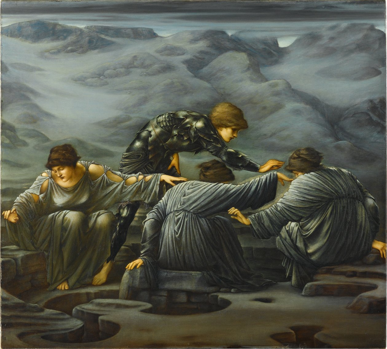 Perseus und die Graien von Edward Burne-Jones